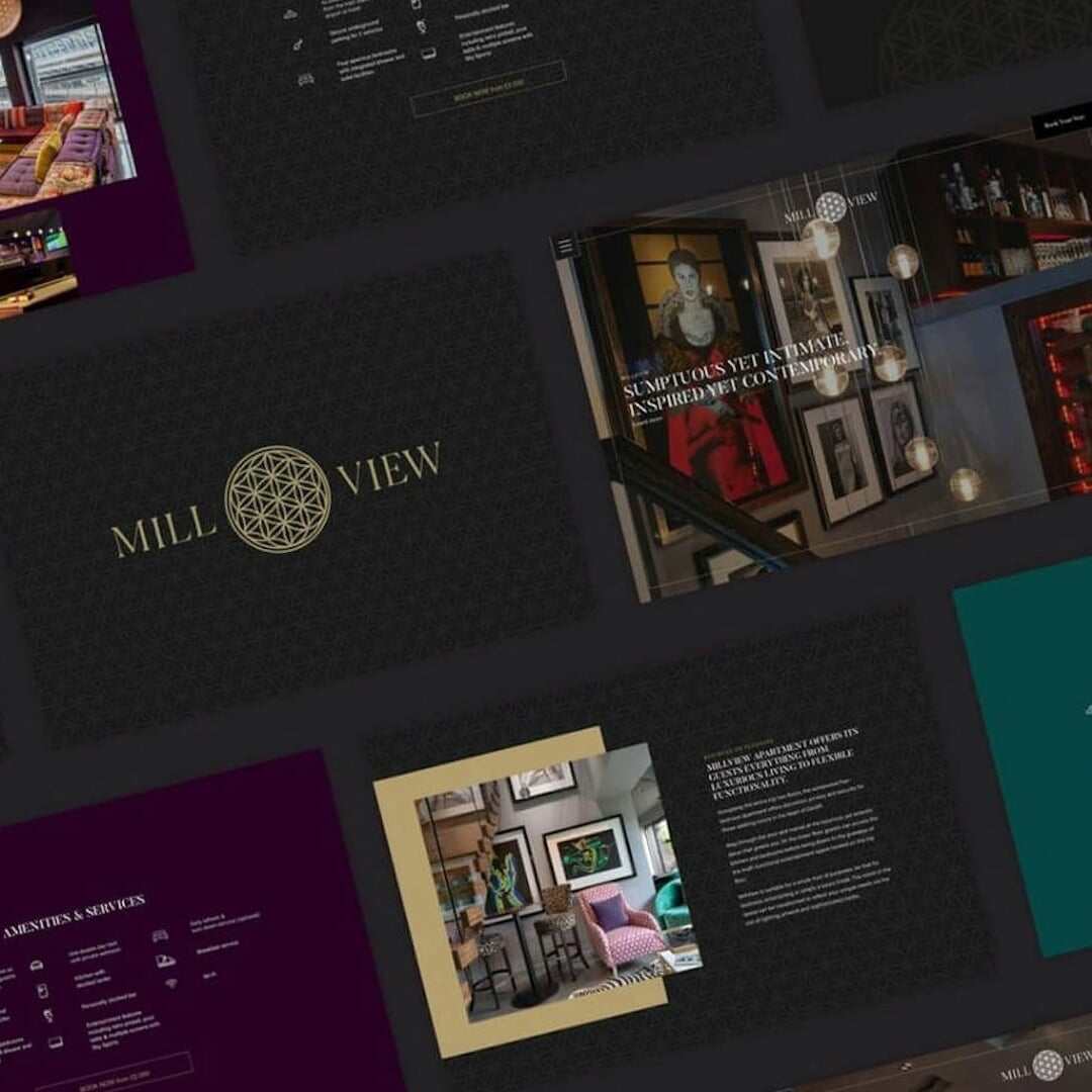 Brand Identity and Website for MillView Luxury Accommodation