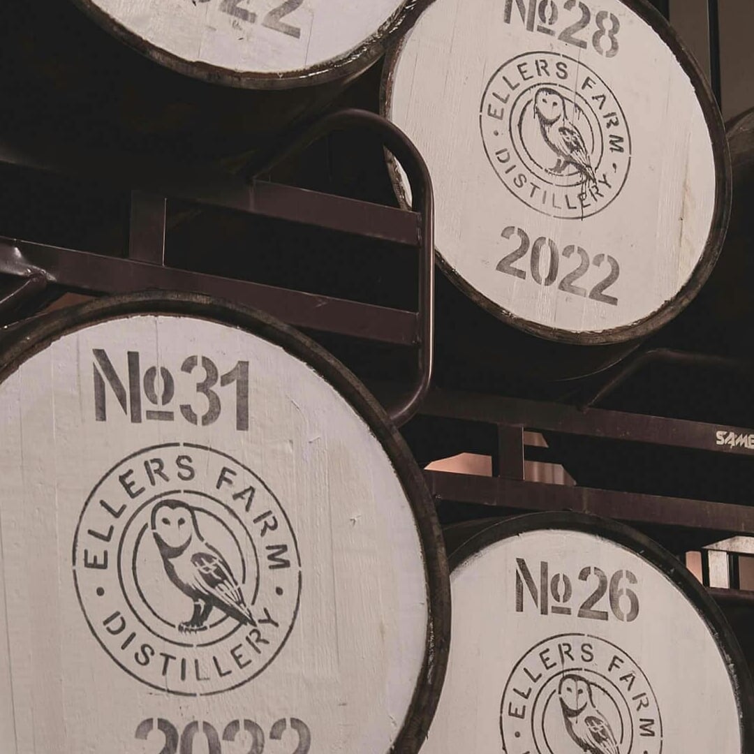 Packaging for Ellers Farm Distillery’s the Bairn Collection