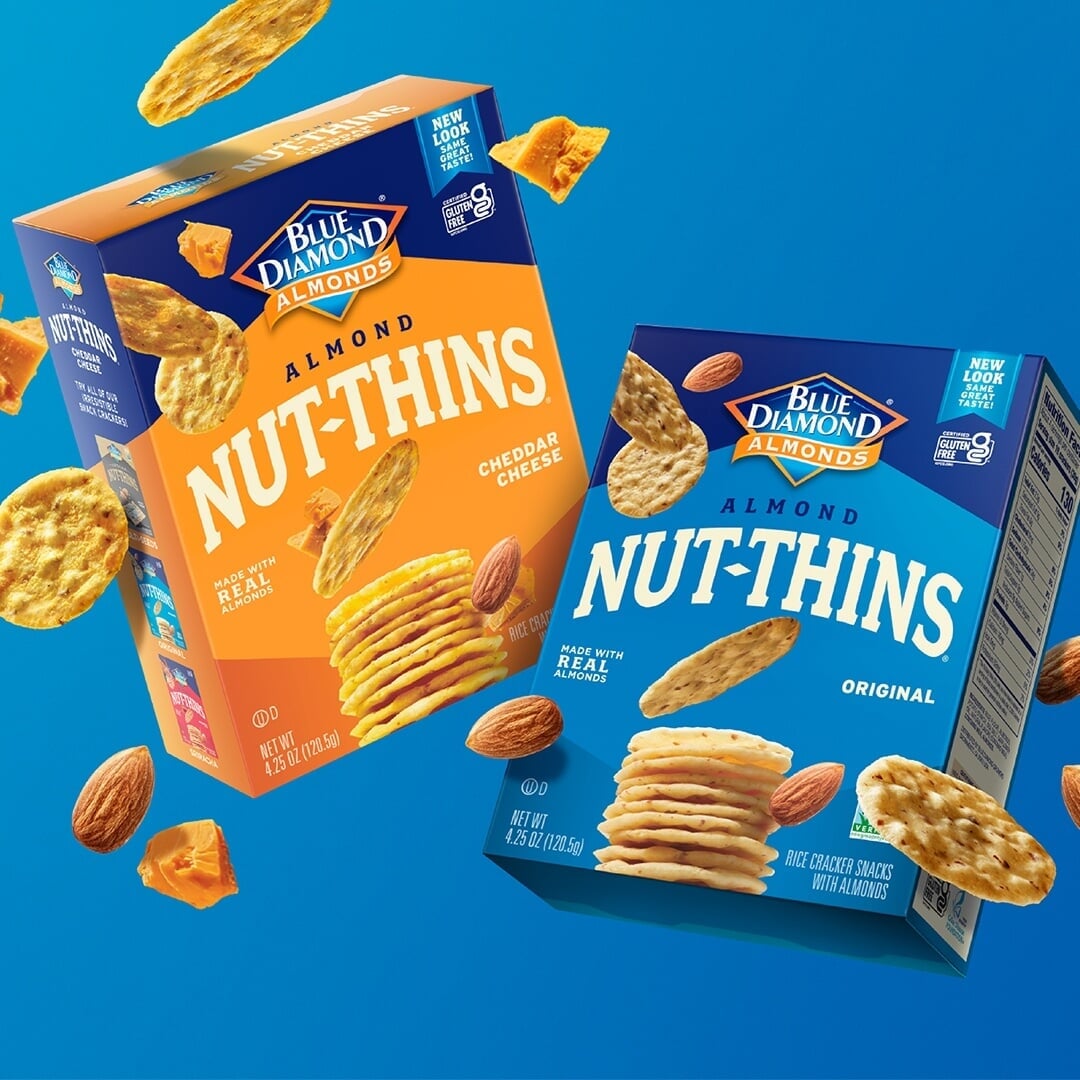 Packaging Design for Blue Diamond Almond Portfolio
