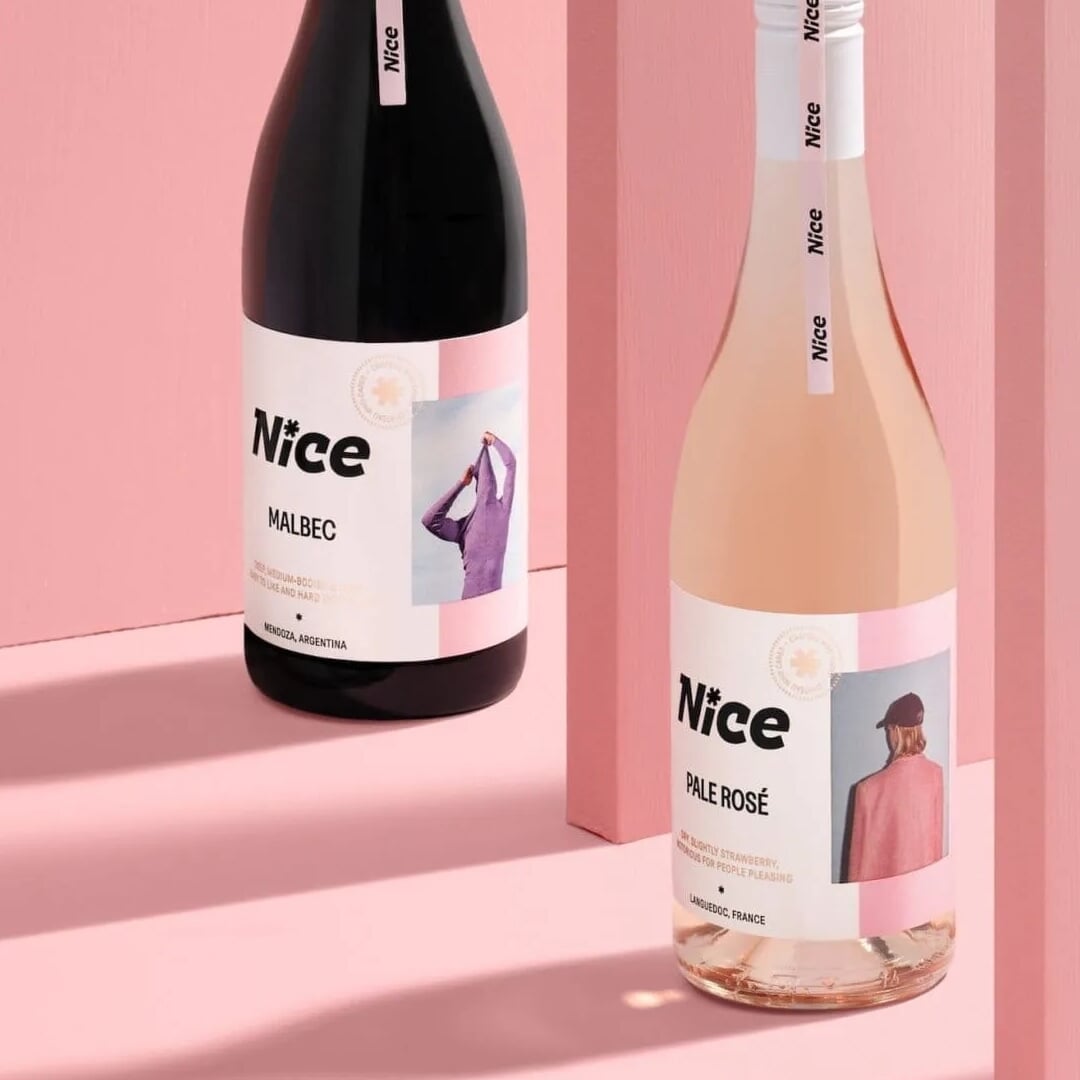 Brand Refresh and Packaging for Nice* Wine
