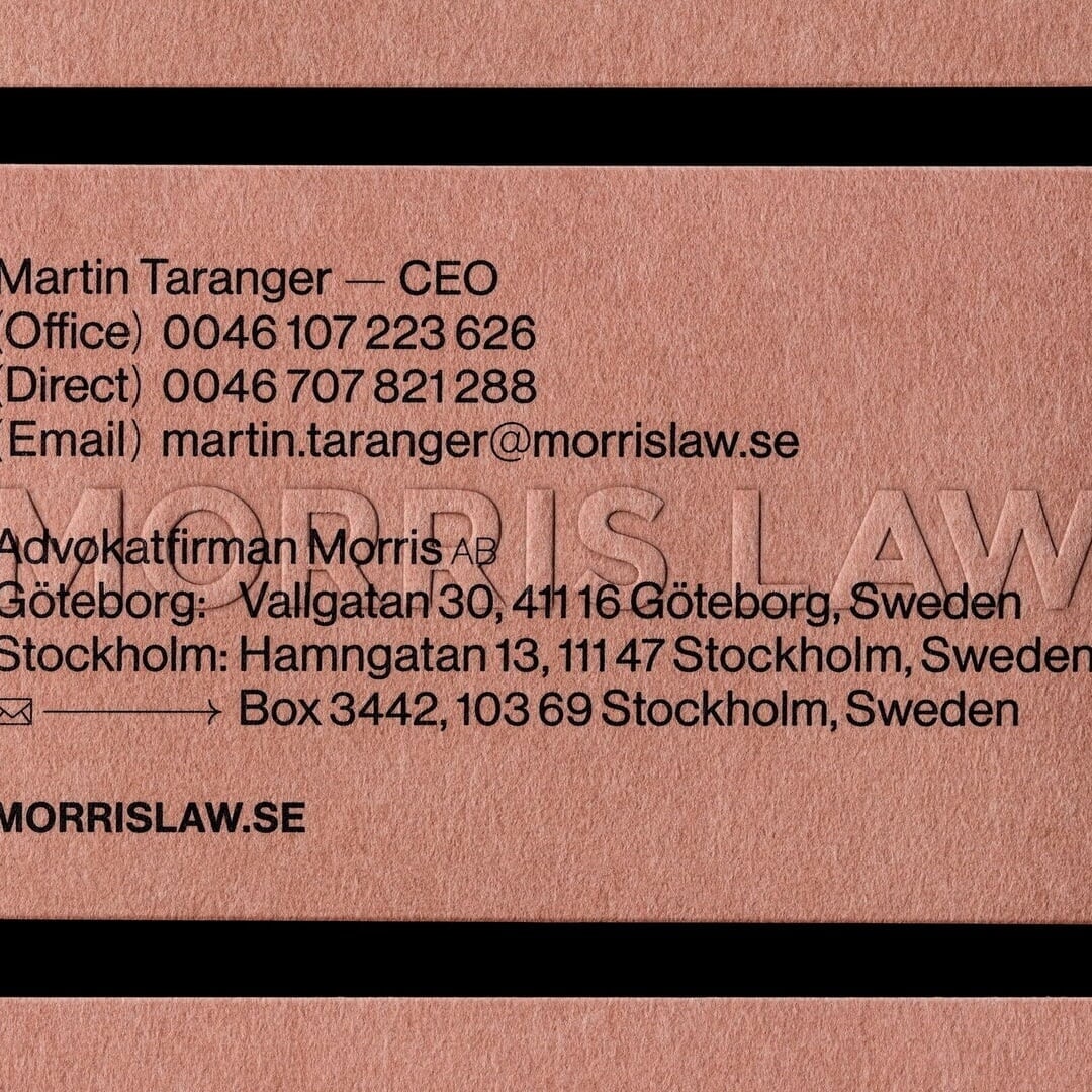 Brand Identity for Morris Law