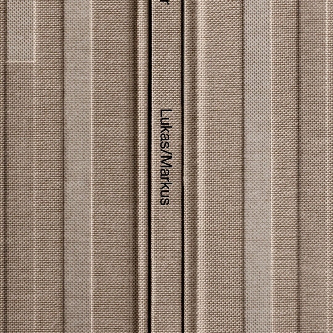 Editorial Design for Kalle Sanner’s Lukas/Markus Book