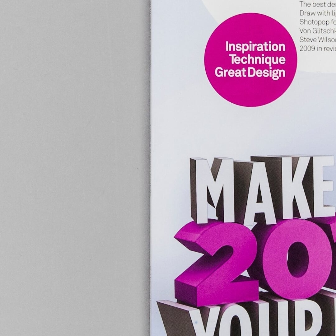 Publication Feature for Computer Arts Magazine 170
