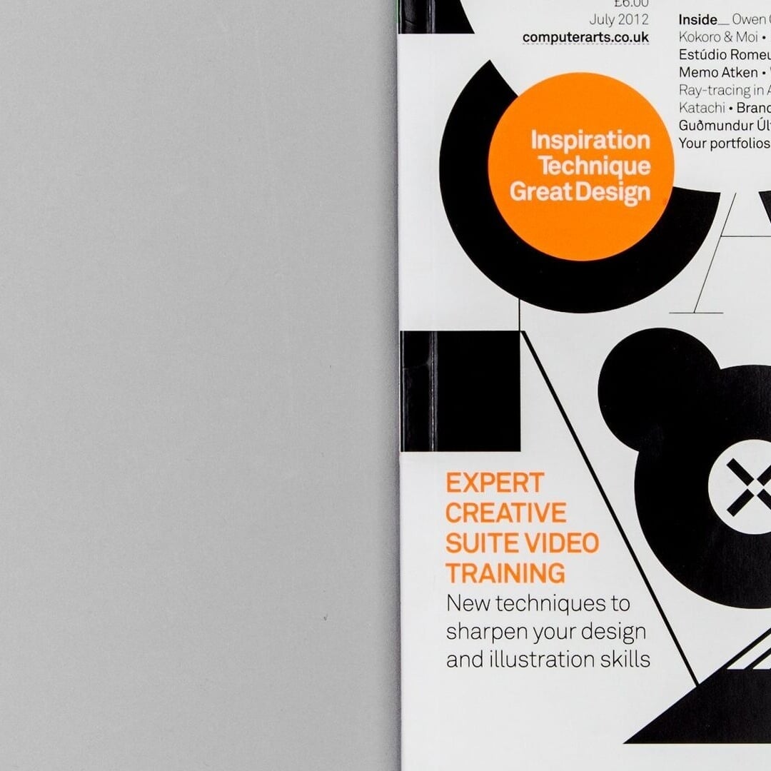 Publication Feature for Computer Arts Magazine 202