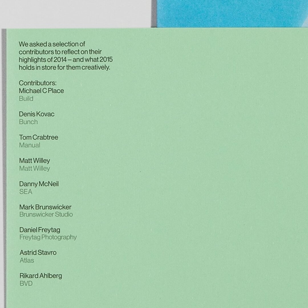 Editorial Design for Visuelle Edition 3