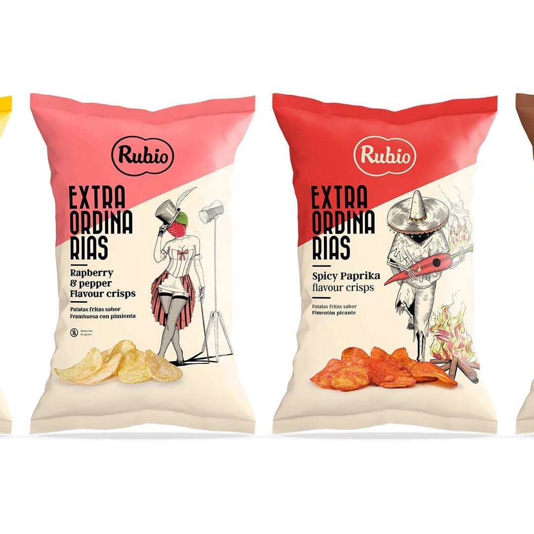 Packaging Design for Patatas Rubio Extraordinarias