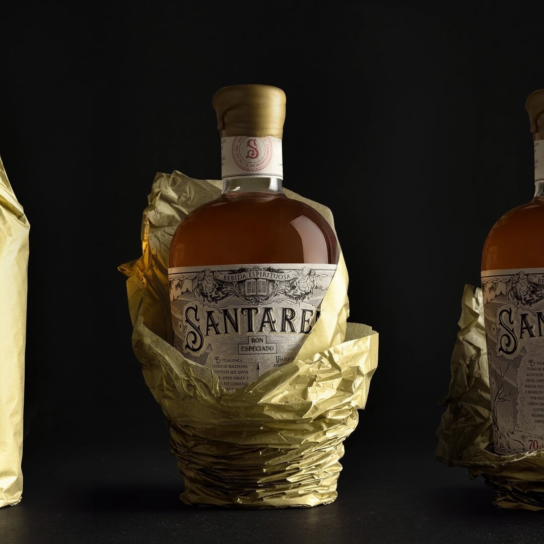 Packaging for Santaren Spiced Rum