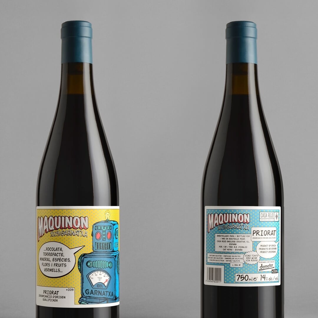 Packaging for Maquinon Wine