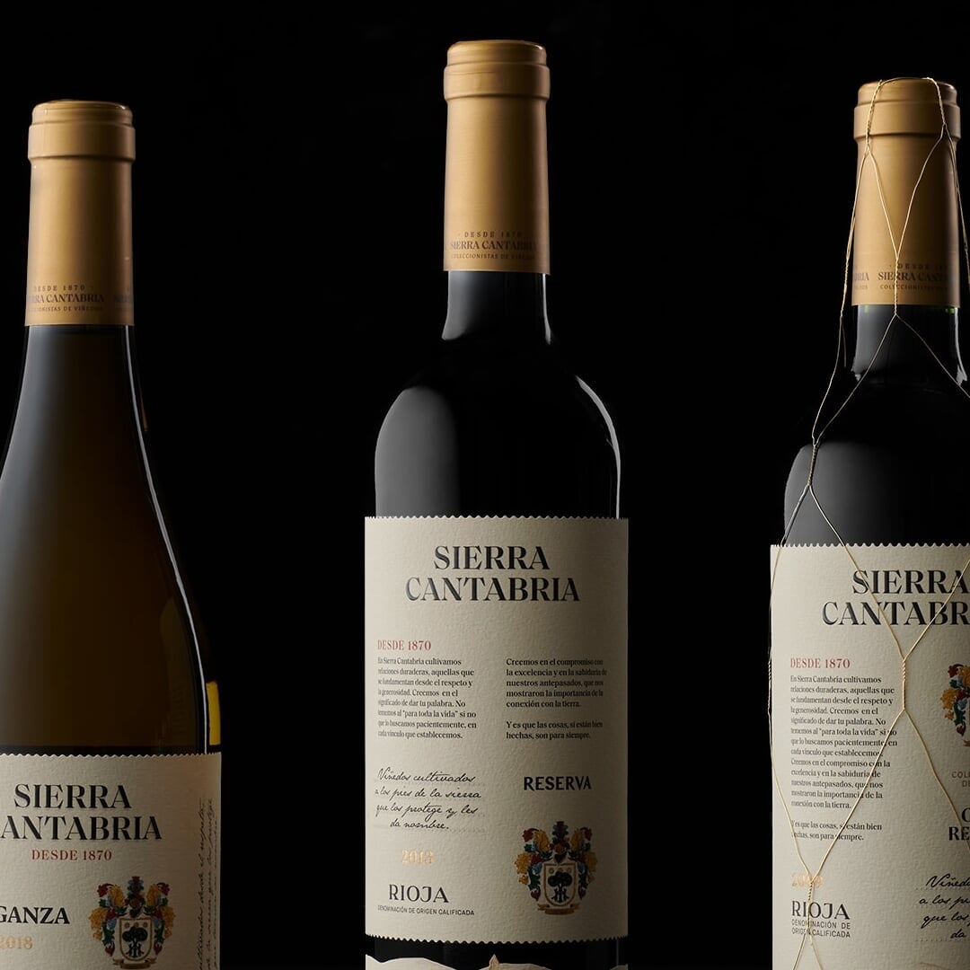 Packaging for Sierra Cantabria Family Wines