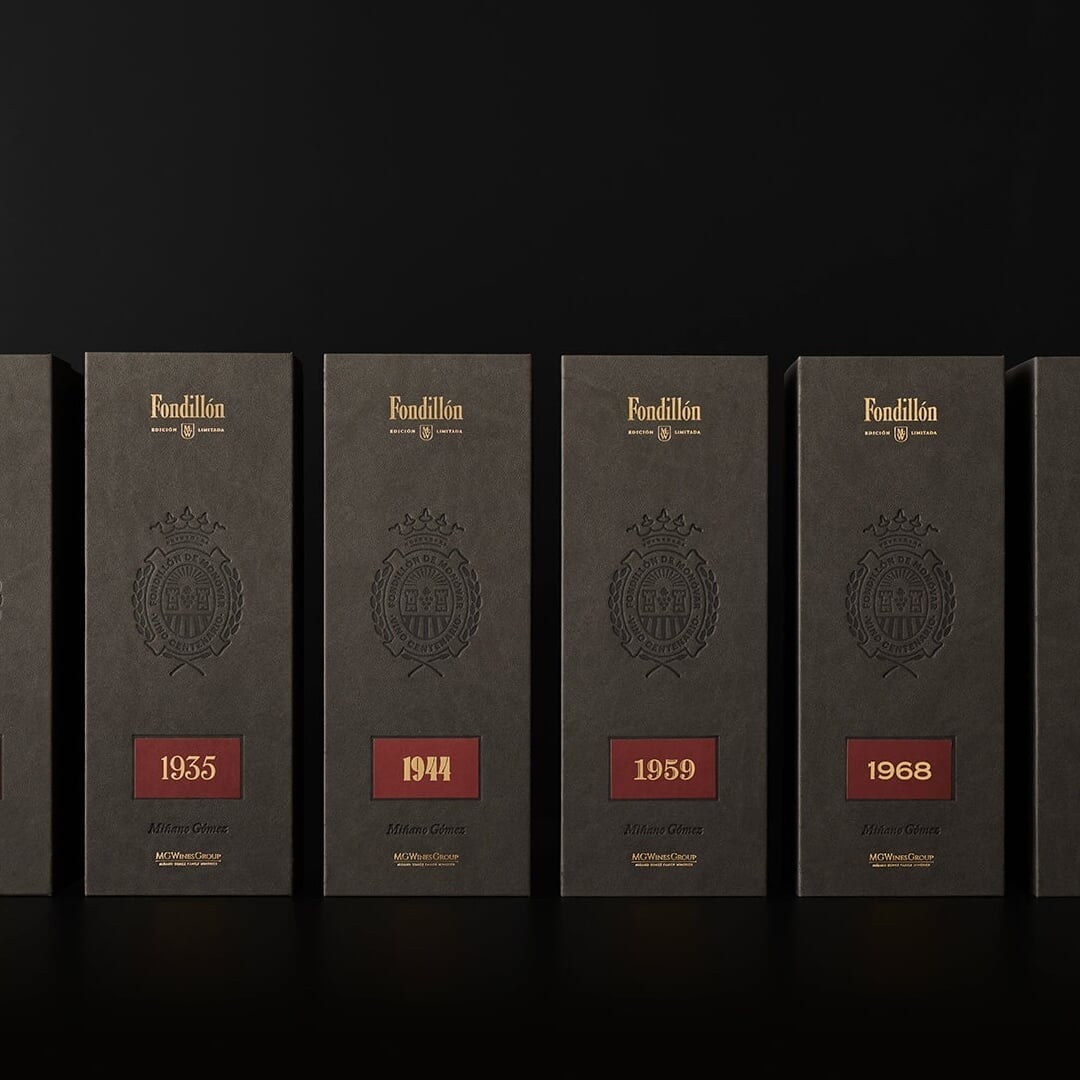 Packaging for Fondillón 80 Vintage Wine