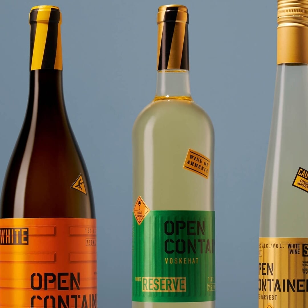 Packaging for Hayk Wines' Open Container Collection
