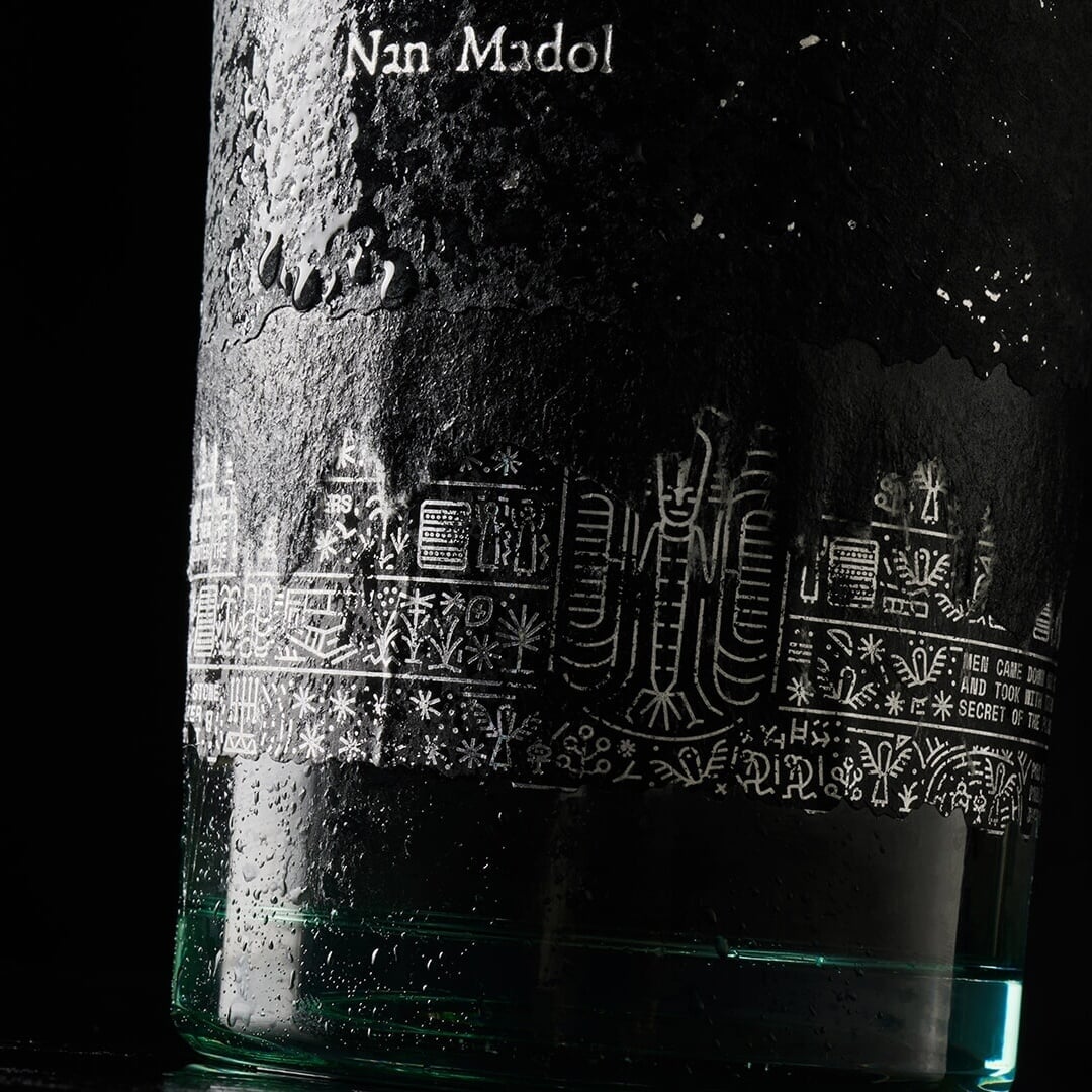Packaging for Nan Madol Vodka
