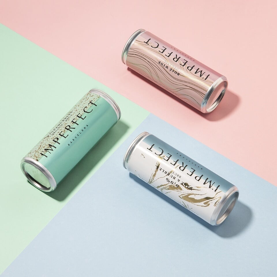 Packaging for Vallformosa’s I’mperfect Sparkling Wine