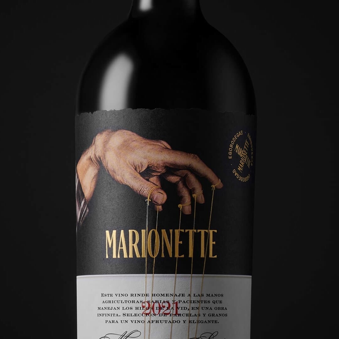 Wine Label Design for Marionette