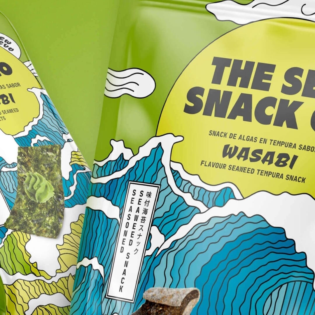 Packaging for a Seaweed Snack Brand