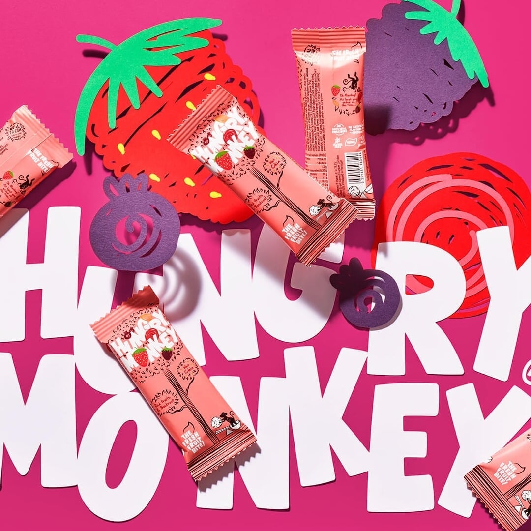Brand Identity for Hungry Monkey Fruit Bars