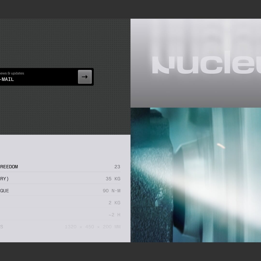 Brand Identity and Website for a Humanoid Robotics Company