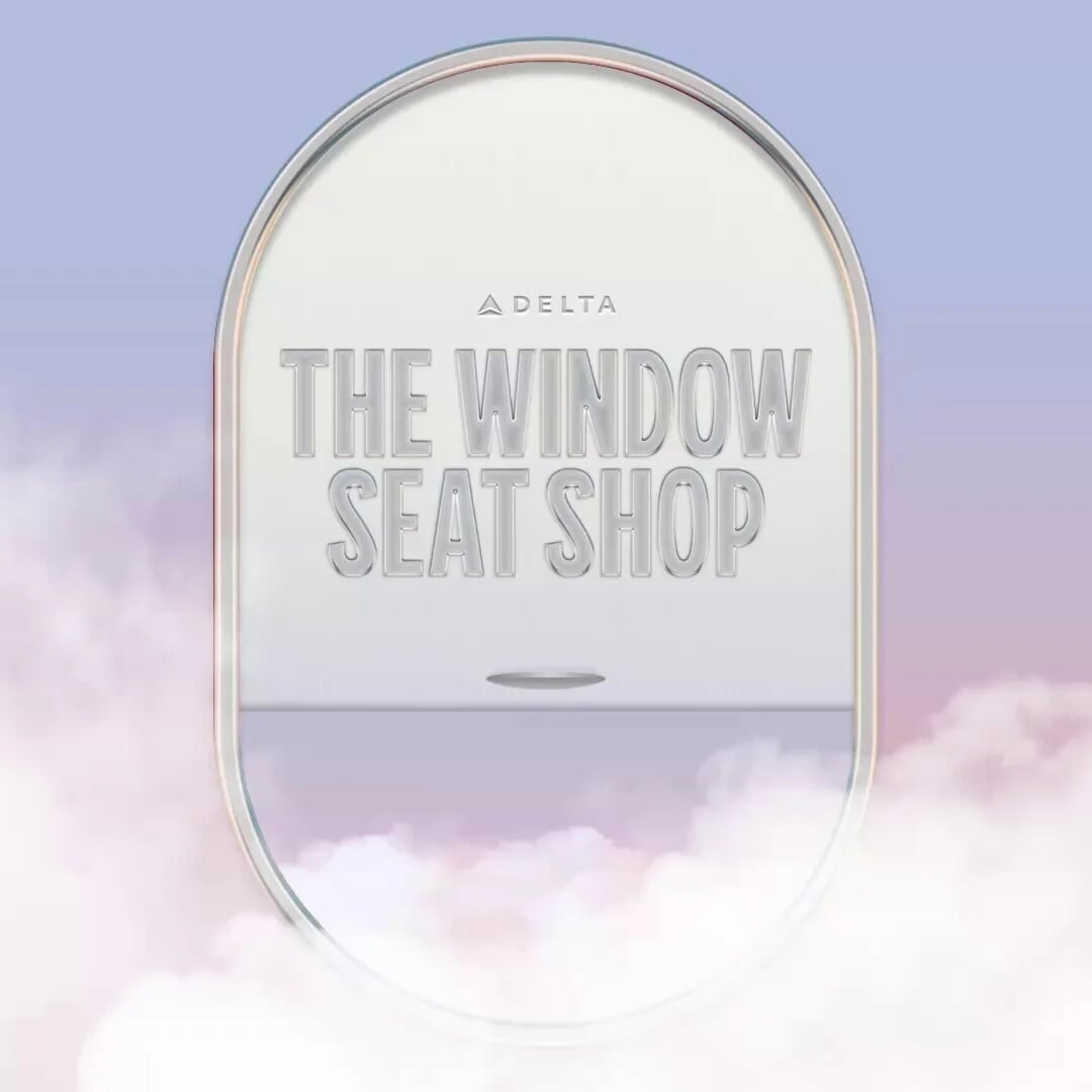 Ecommerce Experience for Delta Airlines Window Seat Shop