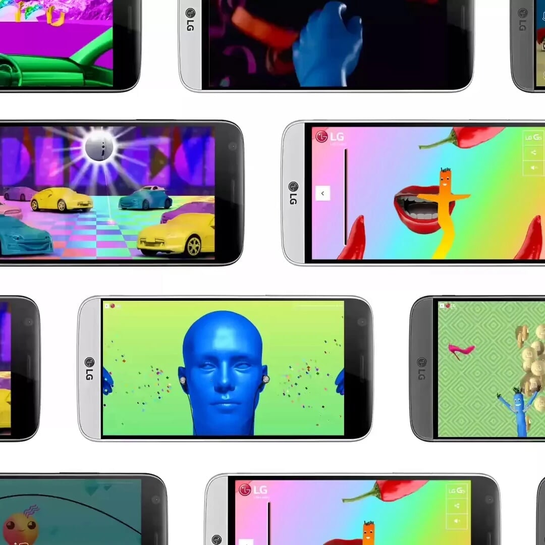 Interactive Web Experience for LG G5 Launch