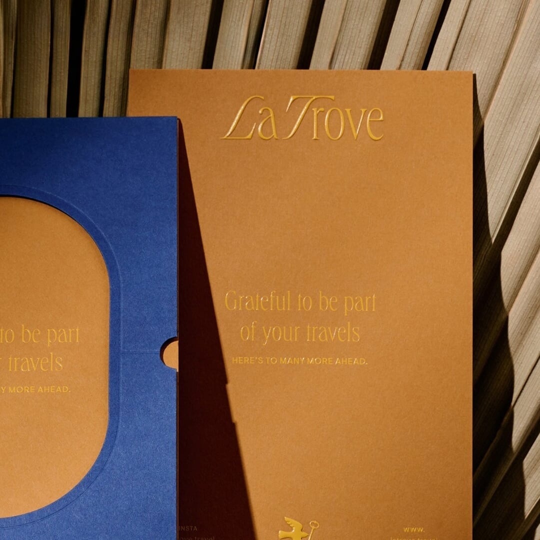 Brand identity for a luxury travel company 