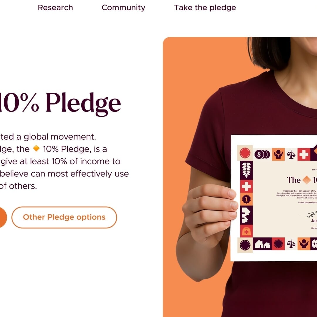 Brand Identity and Platform Redesign for Giving What We Can
