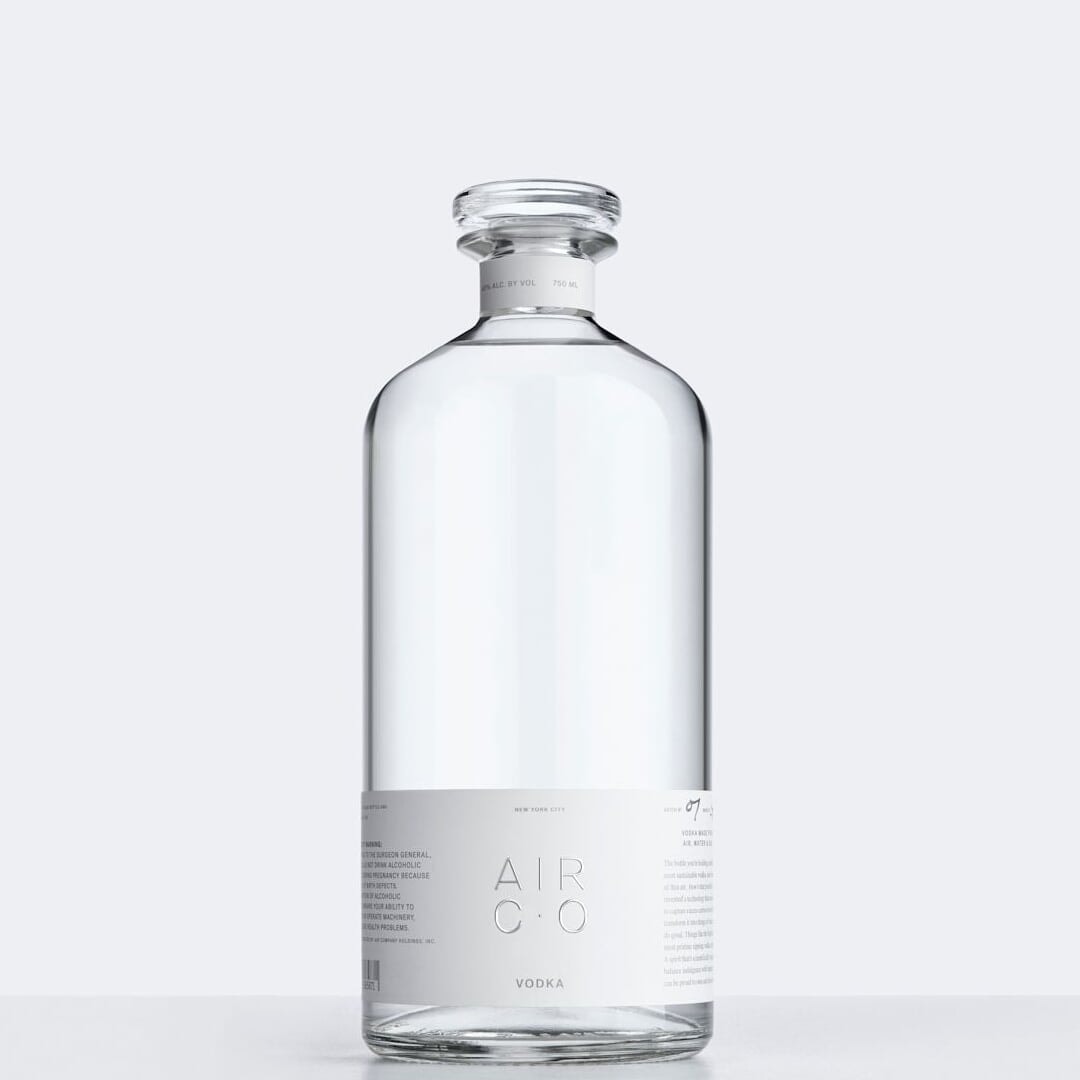 Brand Identity and Packaging for Air Co. Vodka