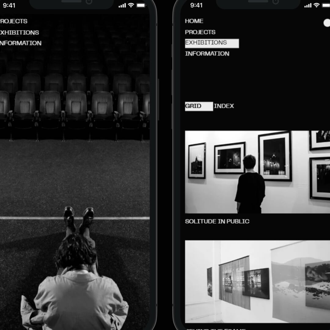 Portfolio Website and Identity for a Street Photographer