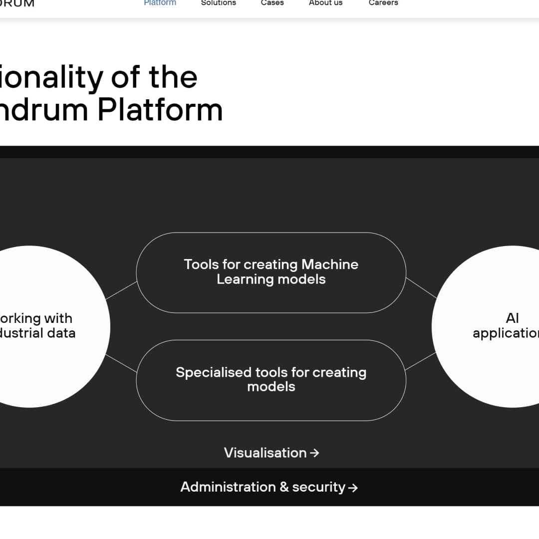 Brand Identity and Website Design for Industrial AI Platform Conundrum