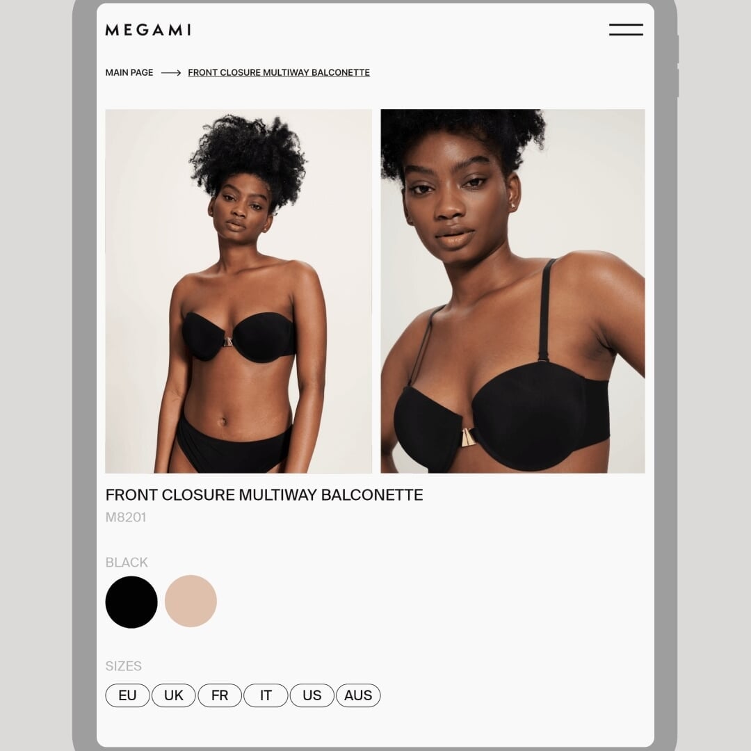 Website and 3D Motion for a British Lingerie Collection