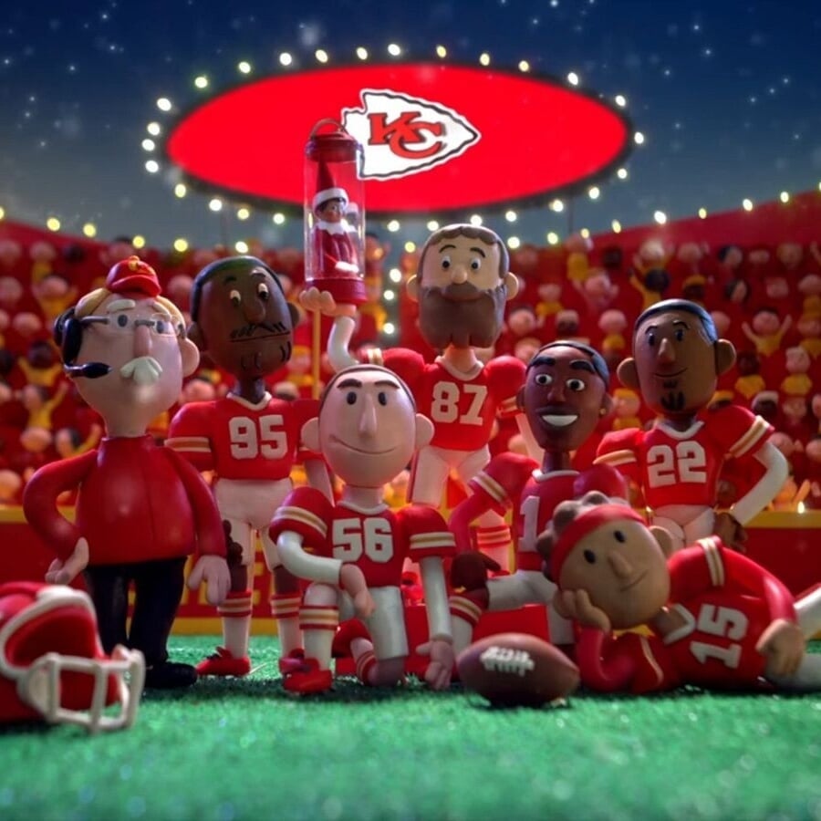 Claymation Holiday Films for Kansas City Chiefs