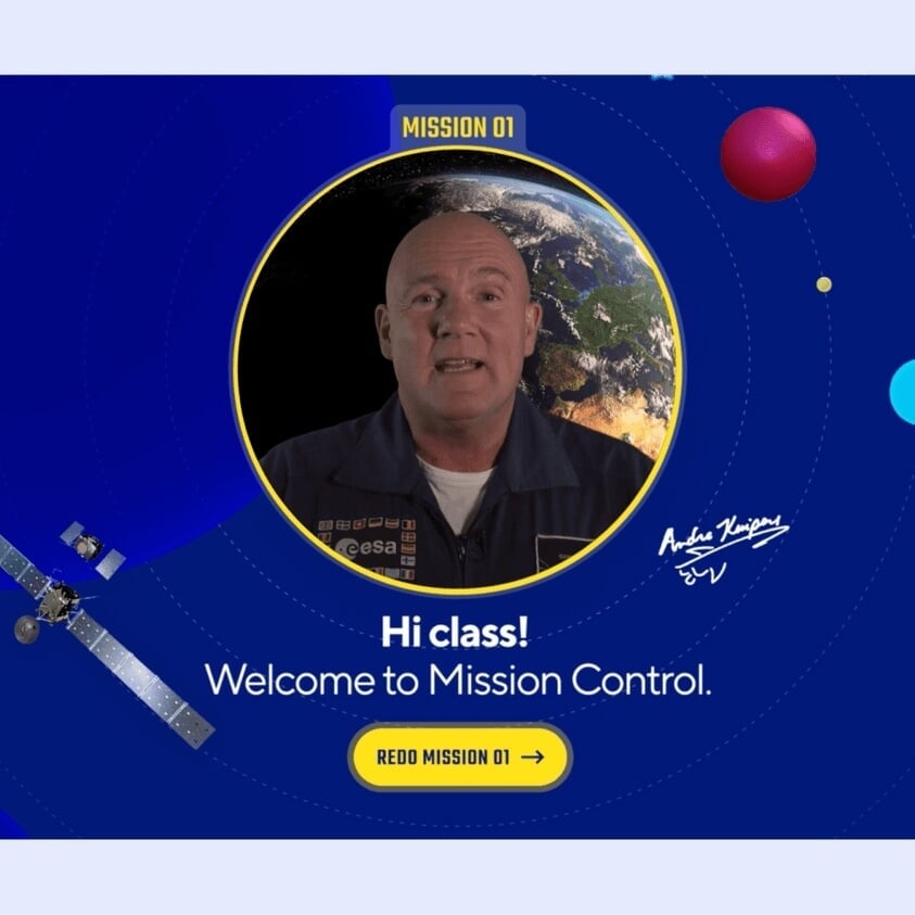 Digital Learning Platform for Spacebuzz Mission Control