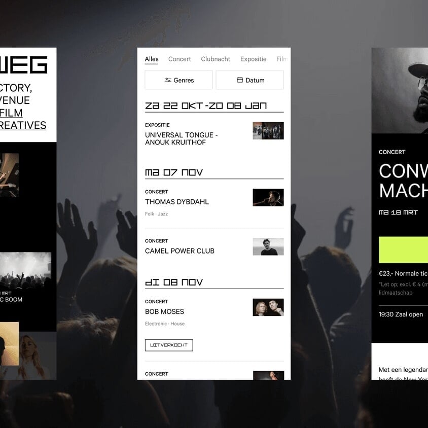 Brand Identity and Digital Experience for Melkweg