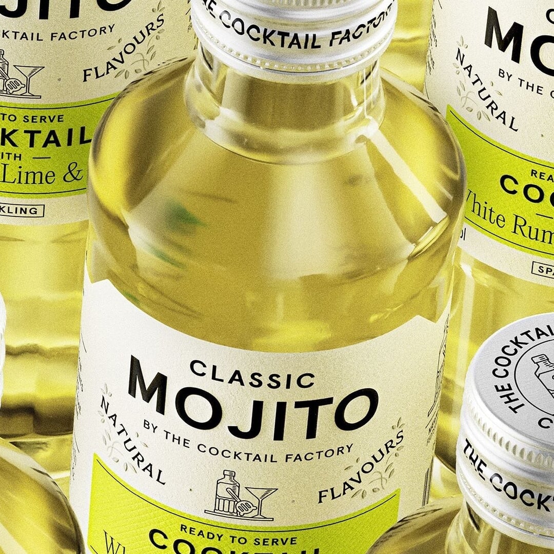 Packaging and Brand Architecture for the Cocktail Factory RTD Range