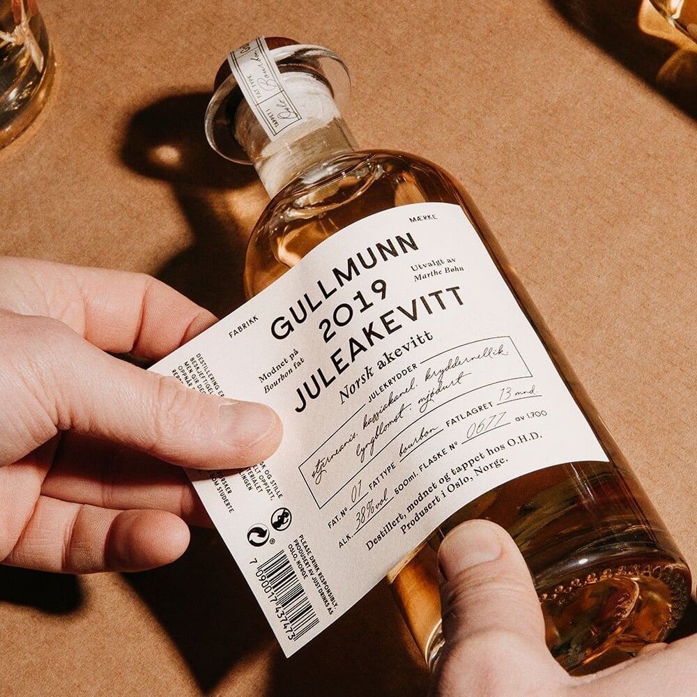 Brand and Packaging Design for Gullmunn Spritfabrikk