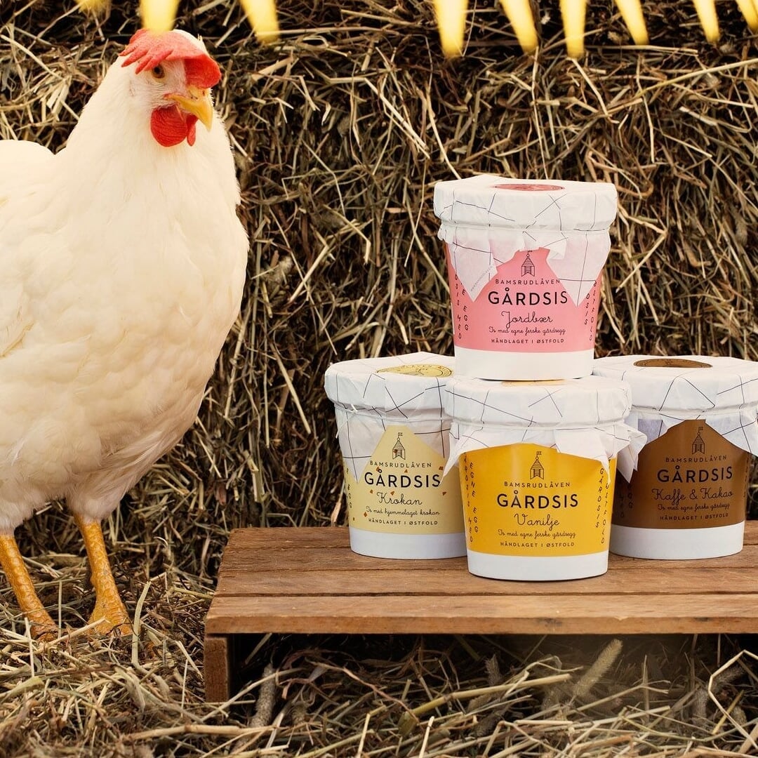 Packaging Design for Bamsrudlåven Gårdsis