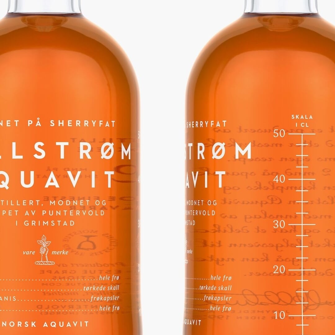 Packaging and Identity for Hellstrøm Aquavit