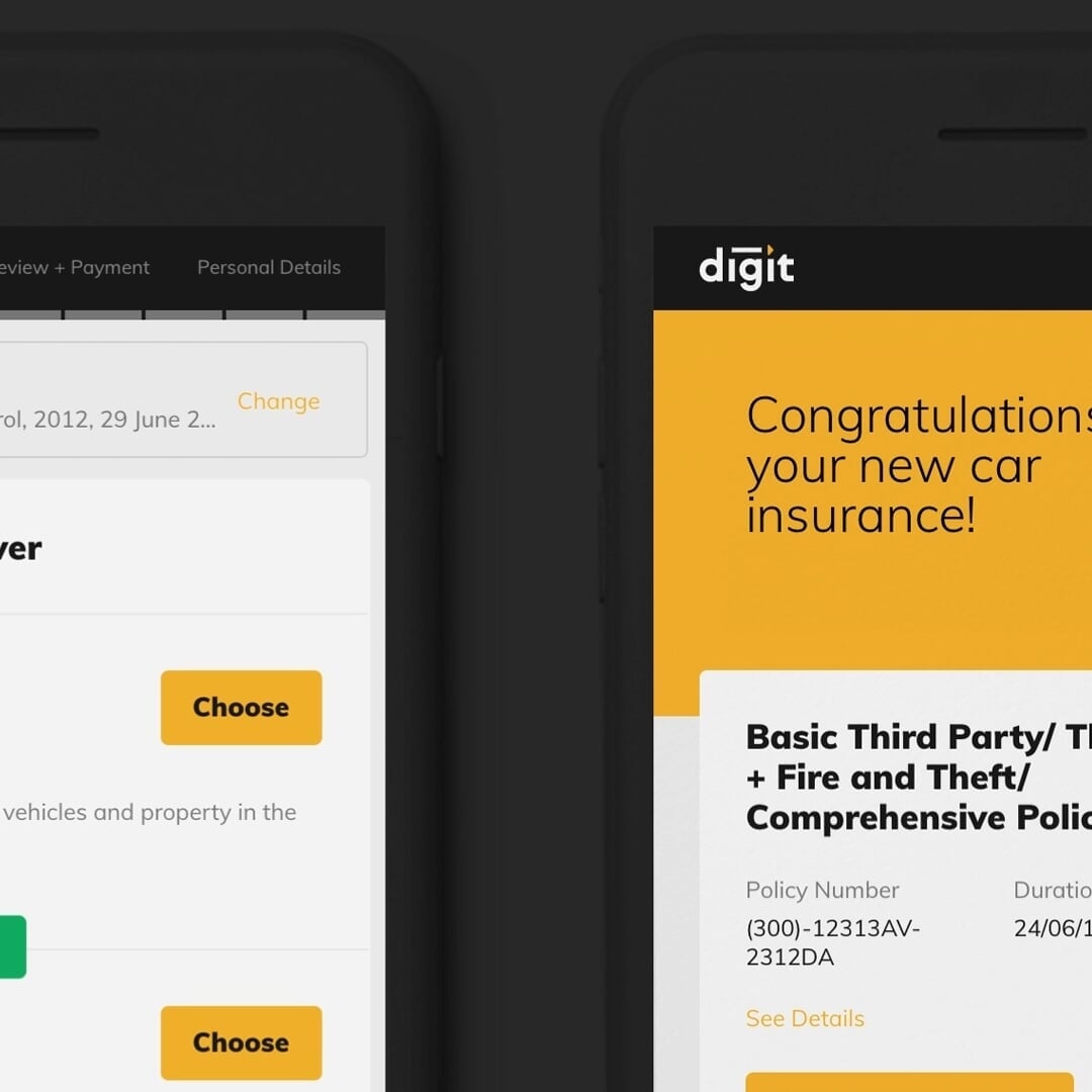 User Experience Design for Digit Insurance