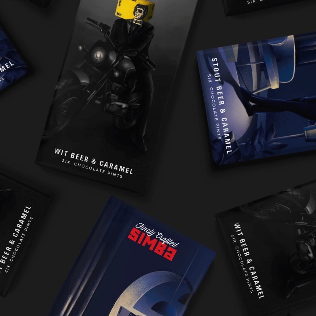 Packaging Design for Simba Craft Chocolates