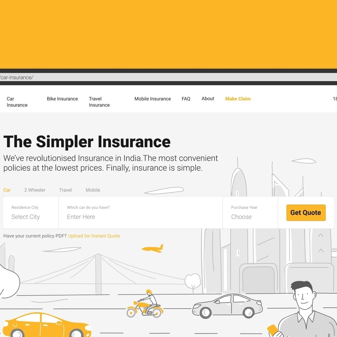 Website Design for Digit Insurance
