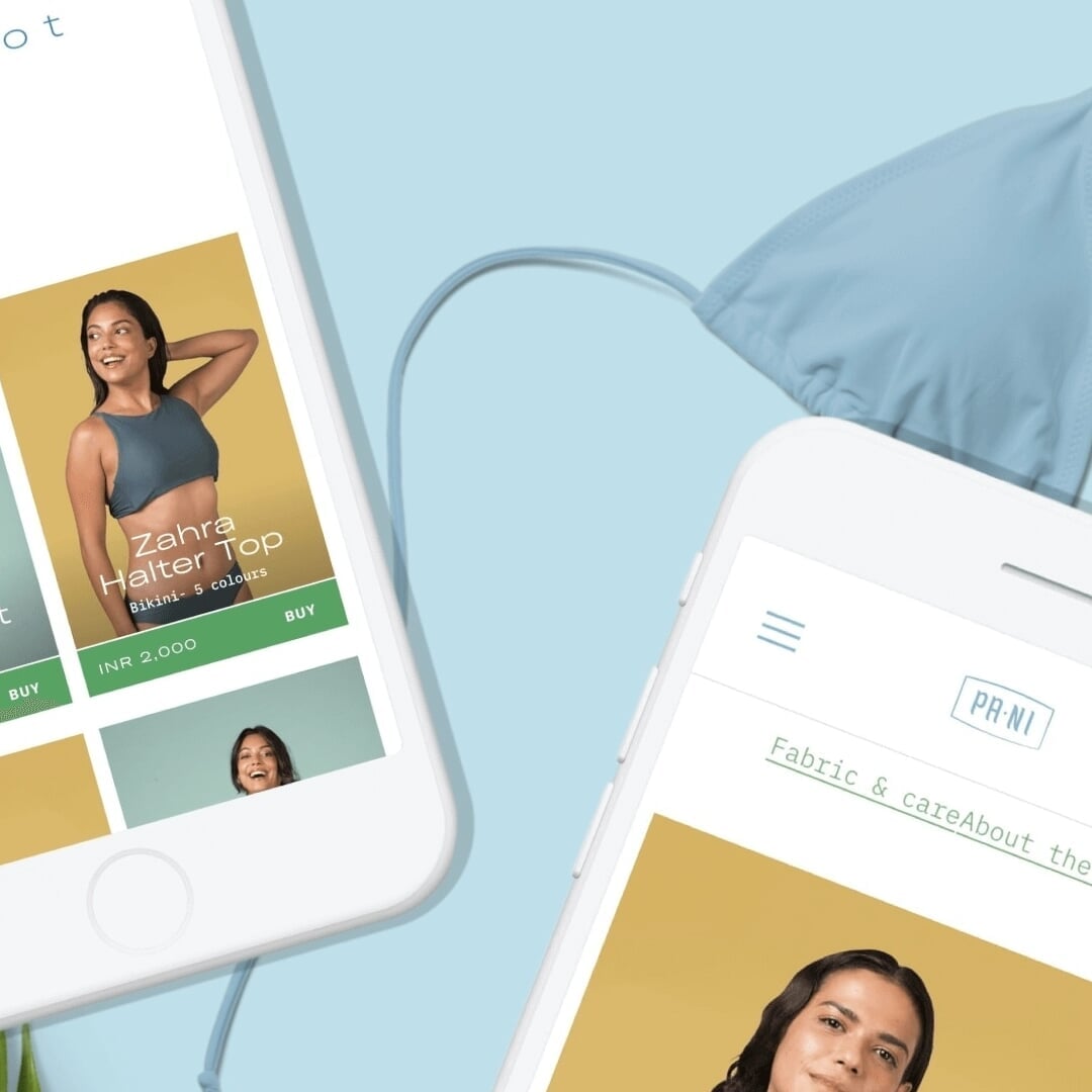 E-Commerce Website Design for Swimwear Brand Pa.ni