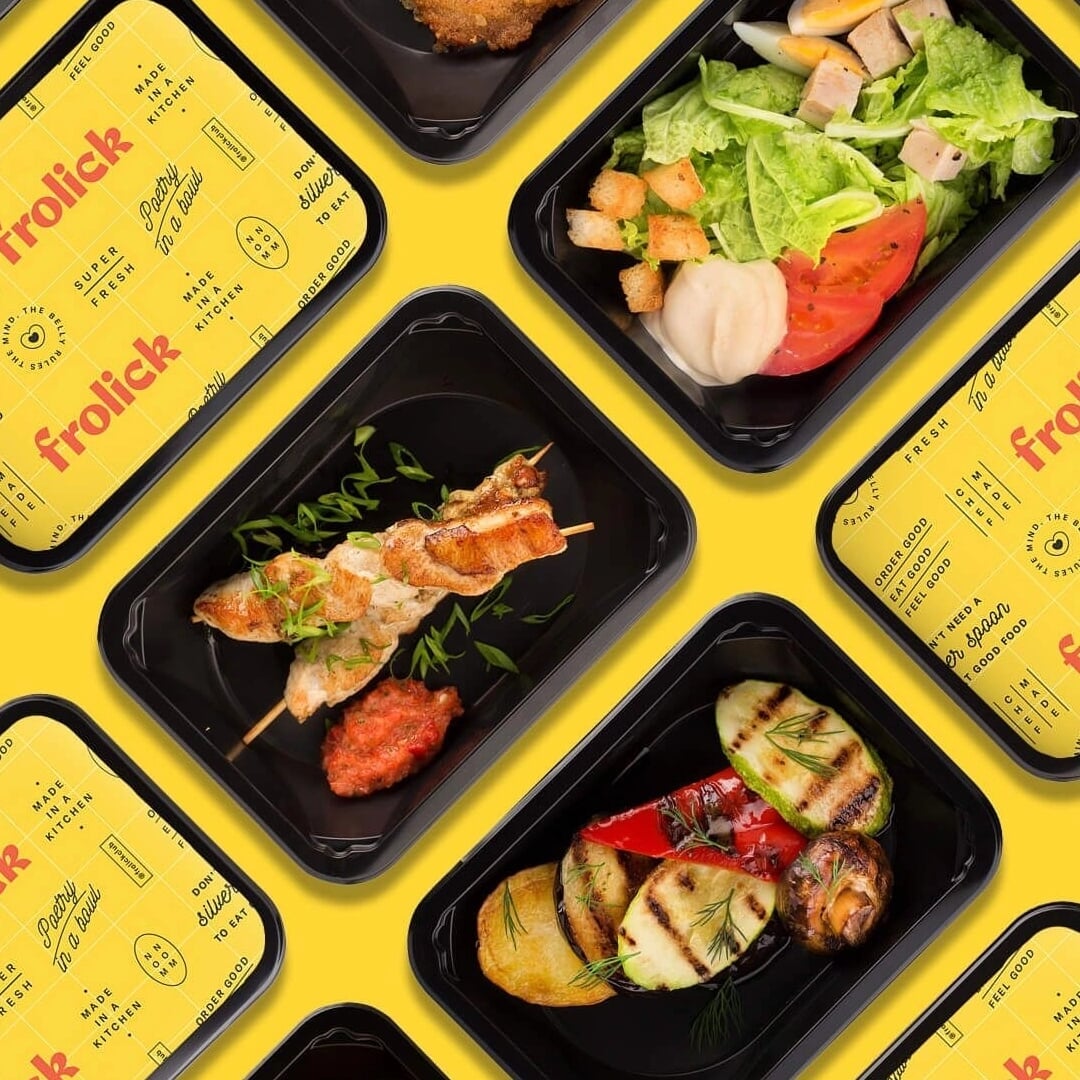 Branding and Packaging for Frolick Meal Service