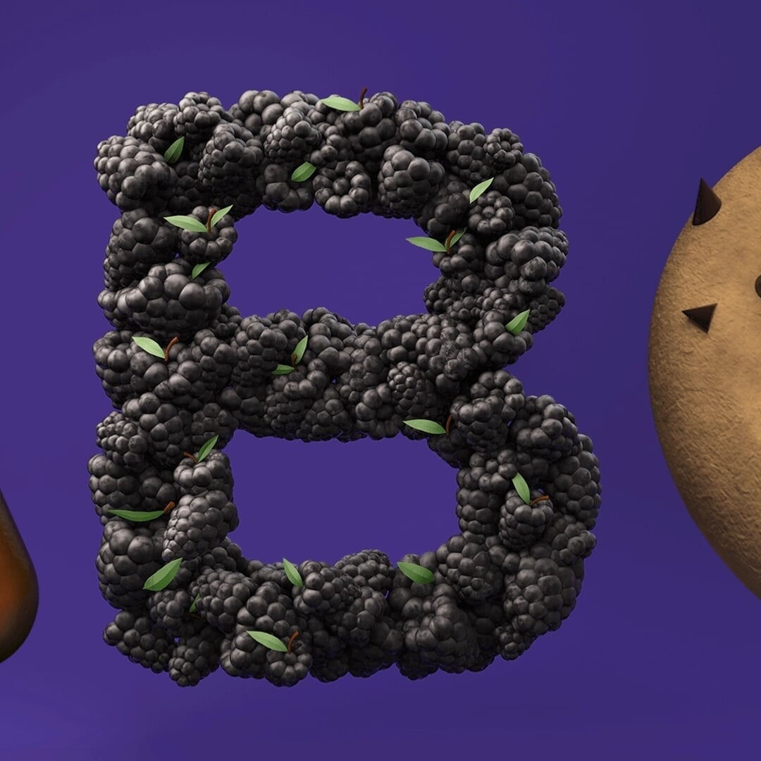 3D Alphabet Illustrations for 36 Days of Type