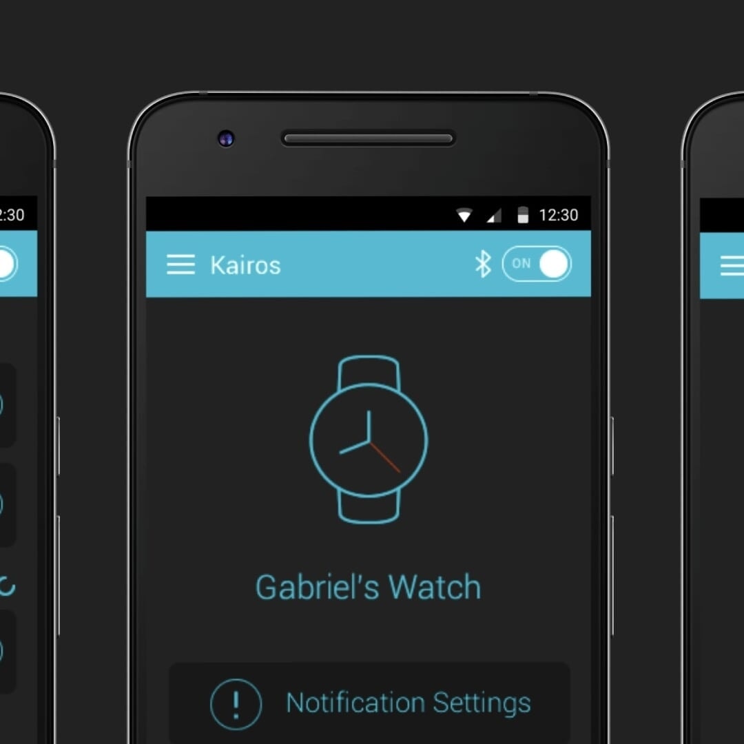 UX and UI Design for Kairos Hybrid Smartwatch