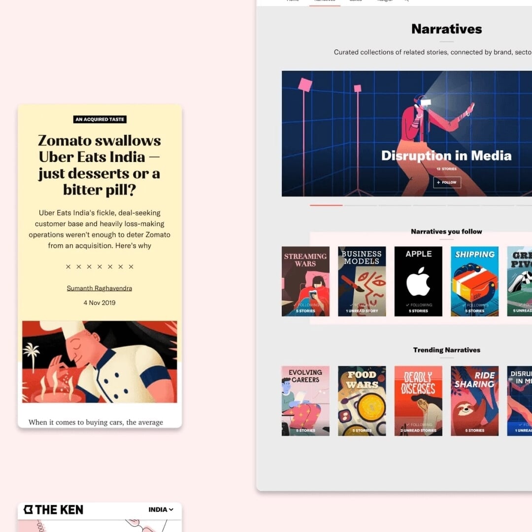 UX and UI Redesign for the Ken Media Platform