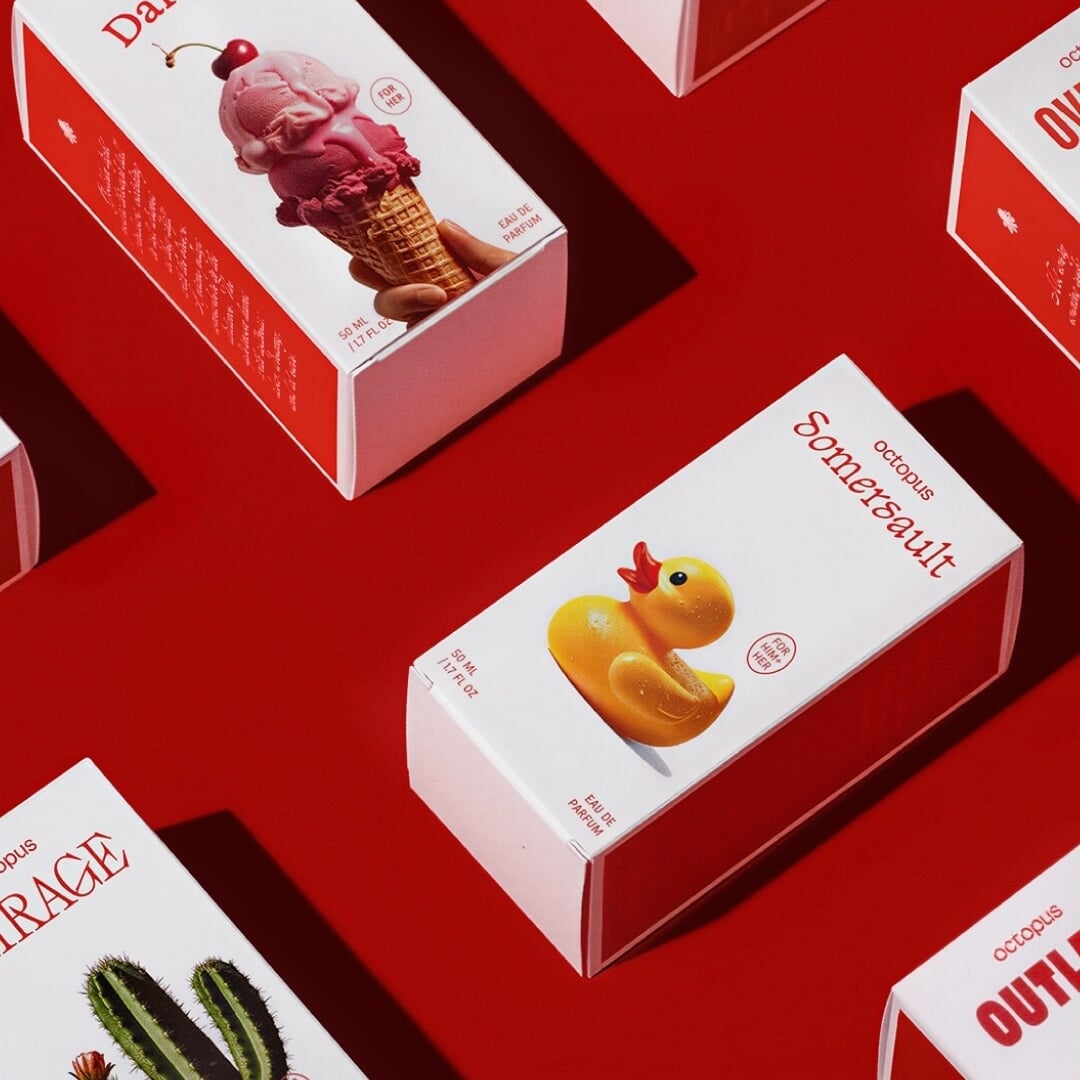Brand Identity and Packaging for Octopus Perfume