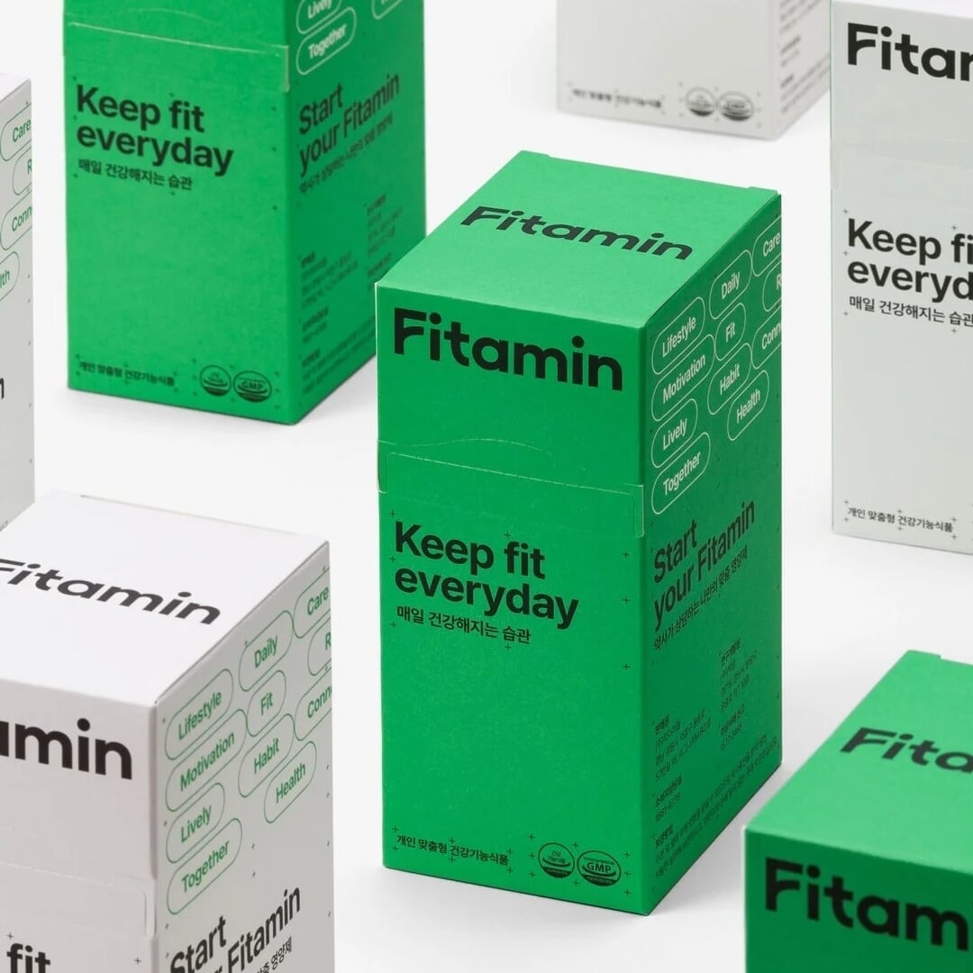 Packaging and Pop-Up Graphics for Fitamin