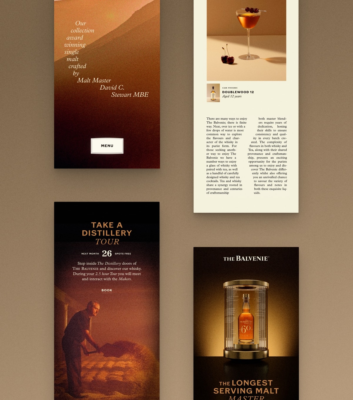 E-Commerce Website Design for the Balvenie