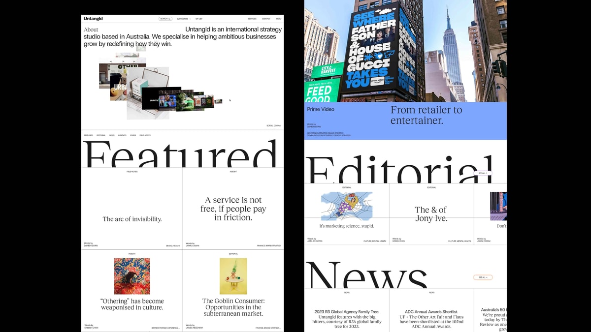 Website Design for Untangld