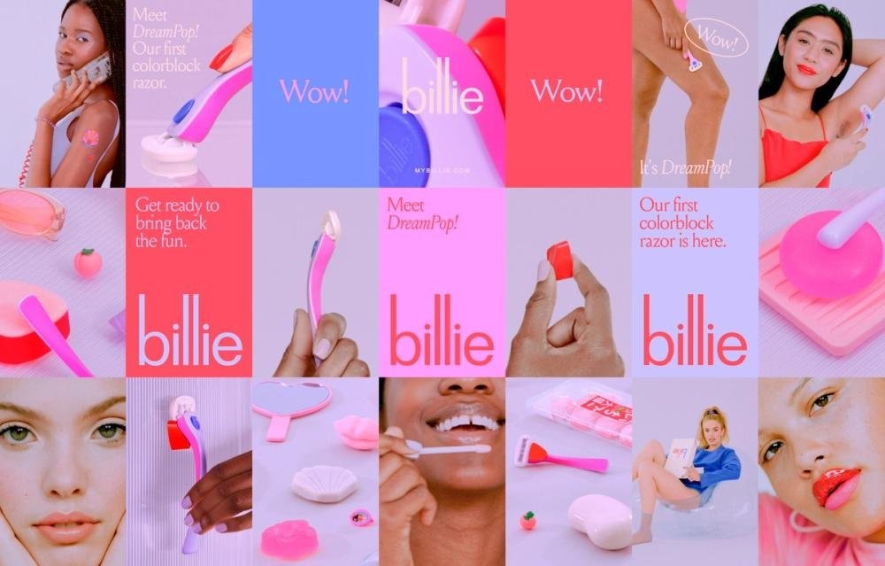 Creative Campaign for Billie Dreampop Razor Launch