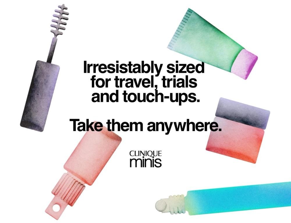 Illustrated Campaign for Clinique Minis